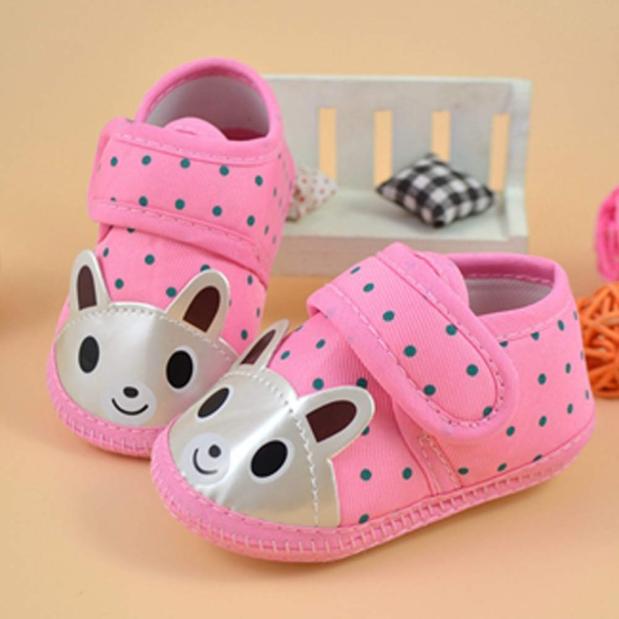 Zapatos de bebé para niña, mocasines suaves, para niña Zapatillas de deporte de oso, zapatos para niño recién nacido, primeros pasos, primavera