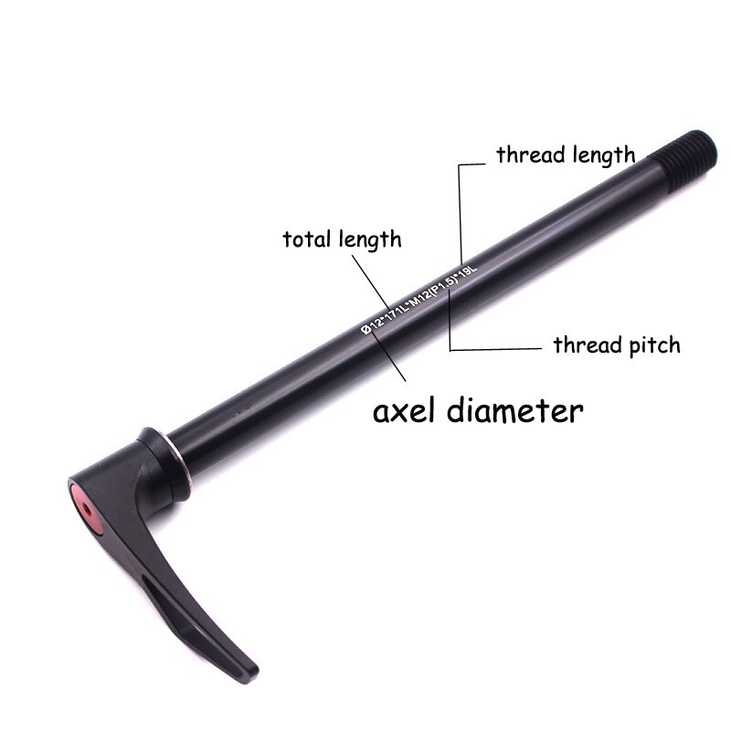 Bicycle Shaft MTB Road Bike Quick Release Thru Axle Skewers Bike Axel Fork Axel Thru 120/123/171/175mm