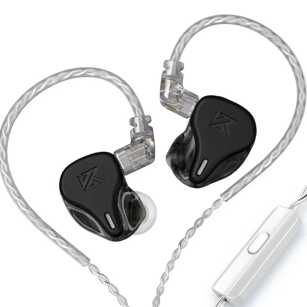 Kz  dq6 3dd dynamische driver in-ear oortelefoon hifi muziek sport headset met 2- pins kabel kz edx zsn pro zsx dqs zvx zexpro: Geel