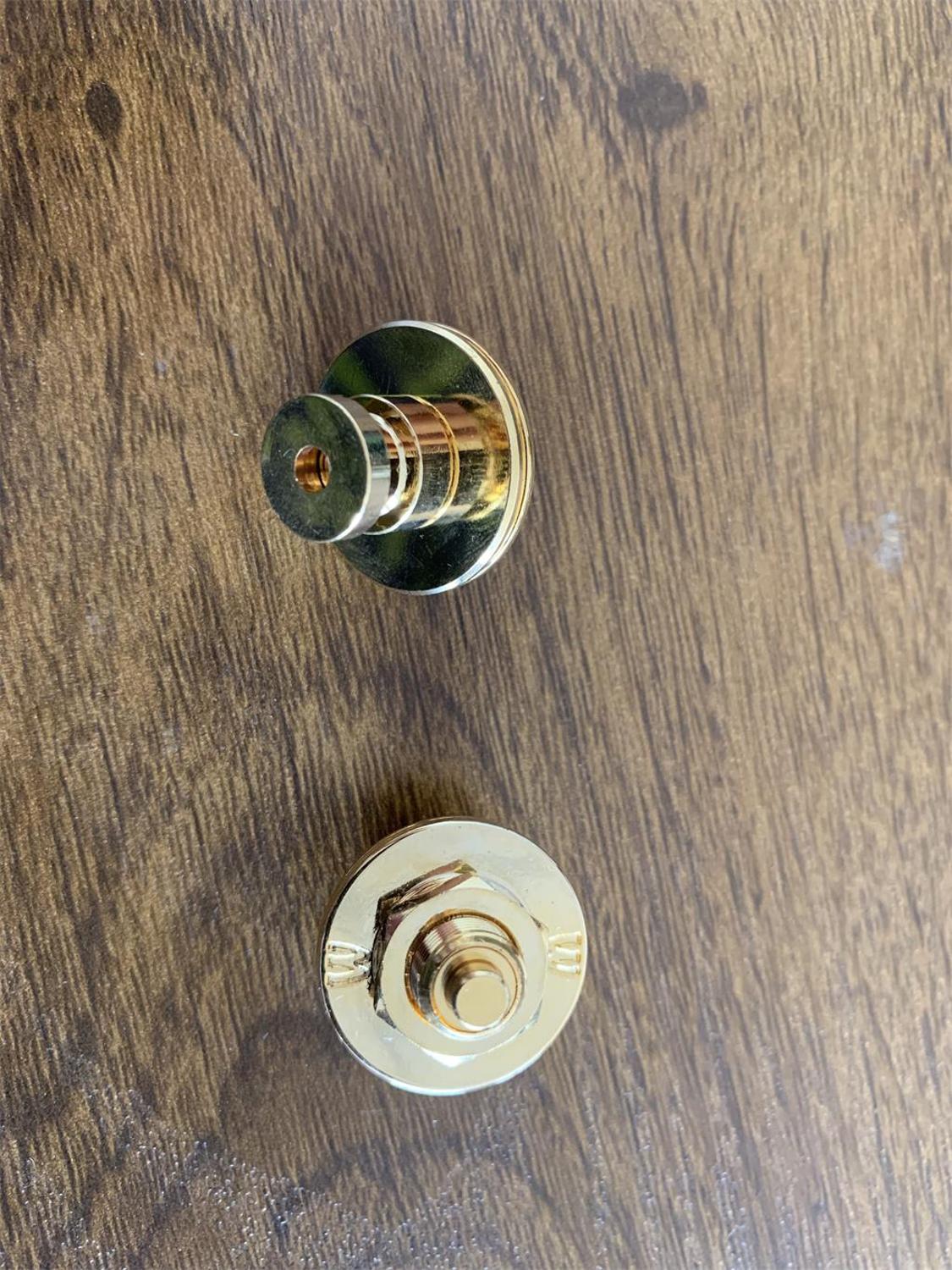 Original 1 Set(2 pieces with screws) Guitar Strap Lock Button Safely for all Electric Bass and Guitars