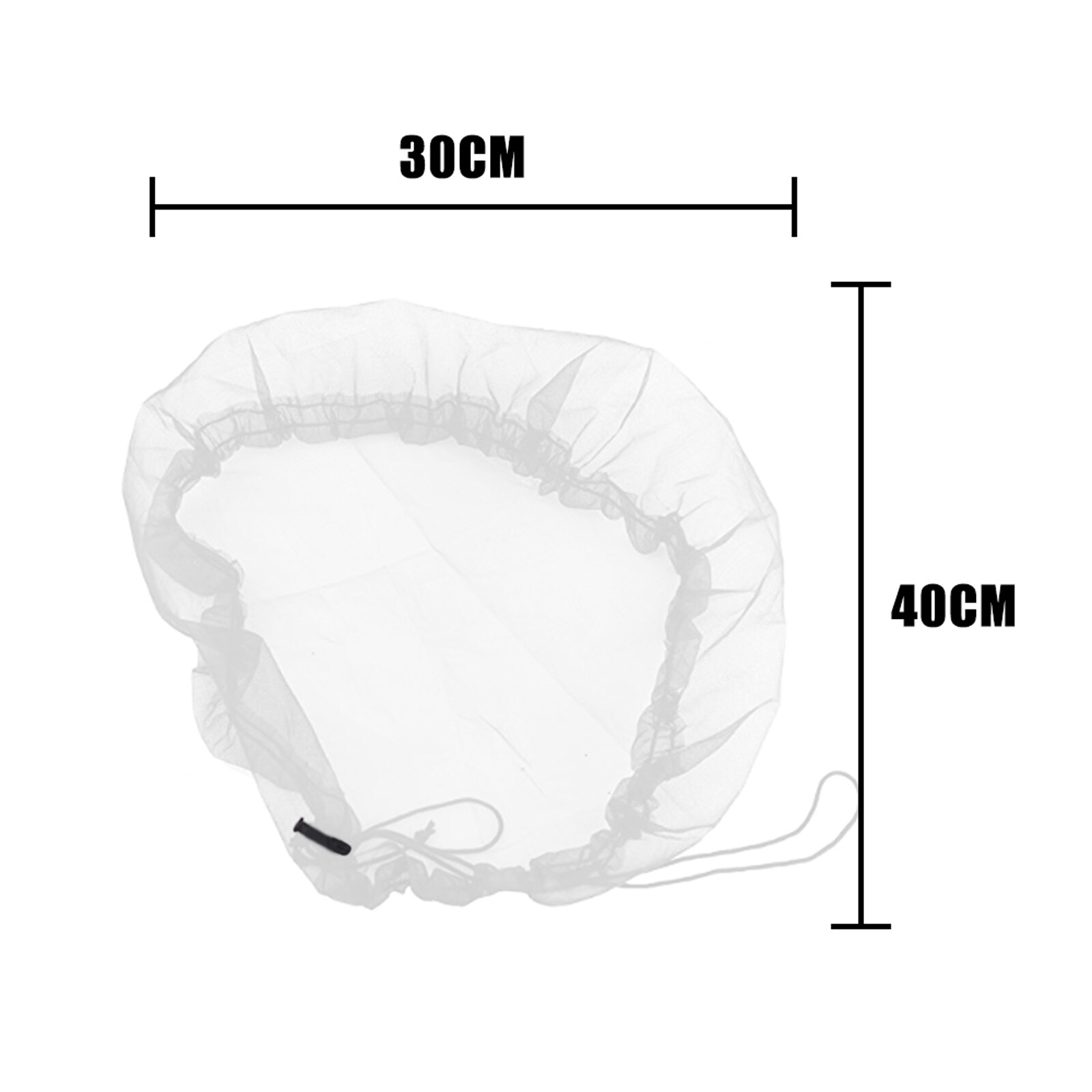 Rain Barrel Screen, Outdoor Dust-Proof Rainwater Collection Mesh Cover with Drawstring for Garden, Park: S