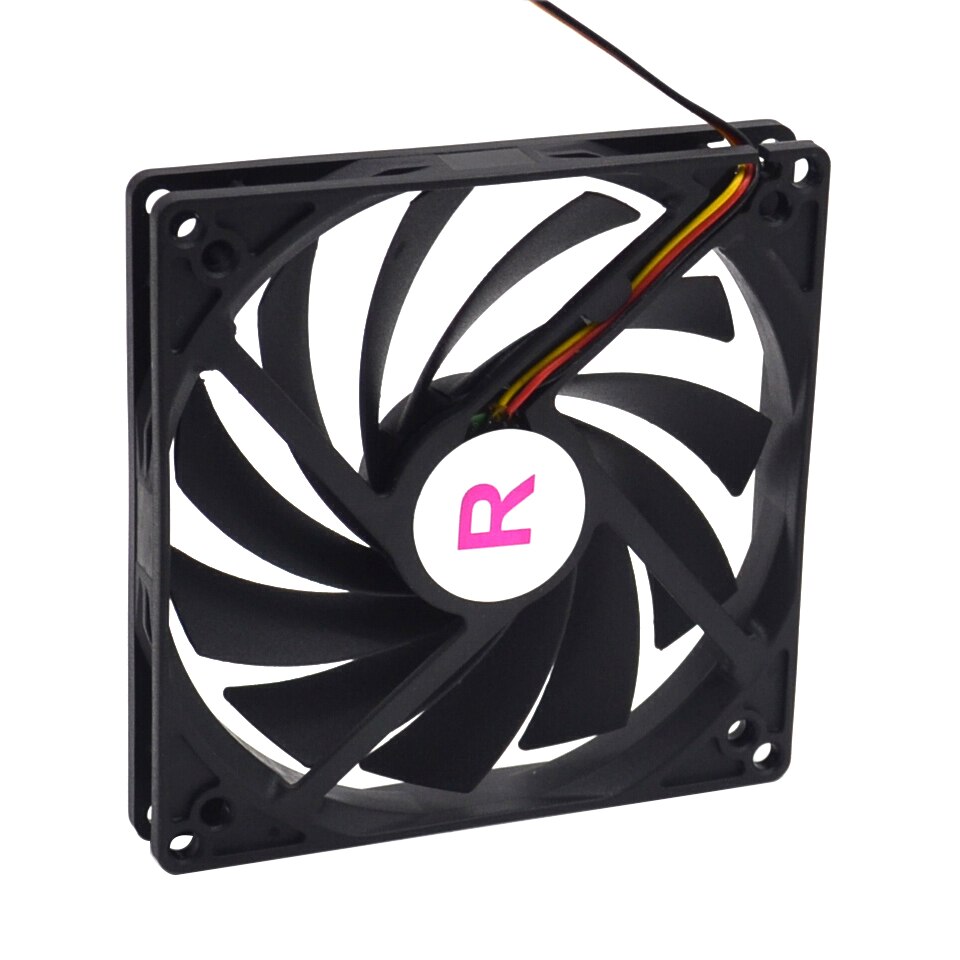 100mm, ventilador de 10 cm, ventilador único, ultradelgado, lavable, súper silencioso, para fuente de alimentación, para enfriador de ordenador