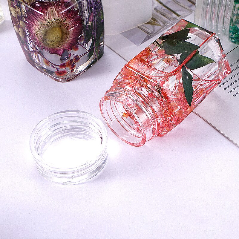 3D Bottle Silicone Mold (Hollow Inside) Trinket Box Making Resin Storage Supplies Silicone Molds for Resin Art Home Deco Mold