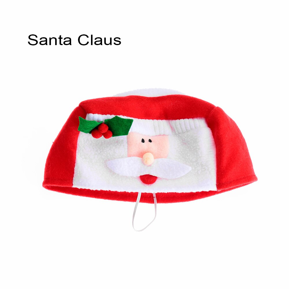 1PC Flanel Kerstman Kerst Tissue Doos Papier Houder Opbergdoos Cover Xmas Ornament Home Party Tafel Decoratie: Santa Claus