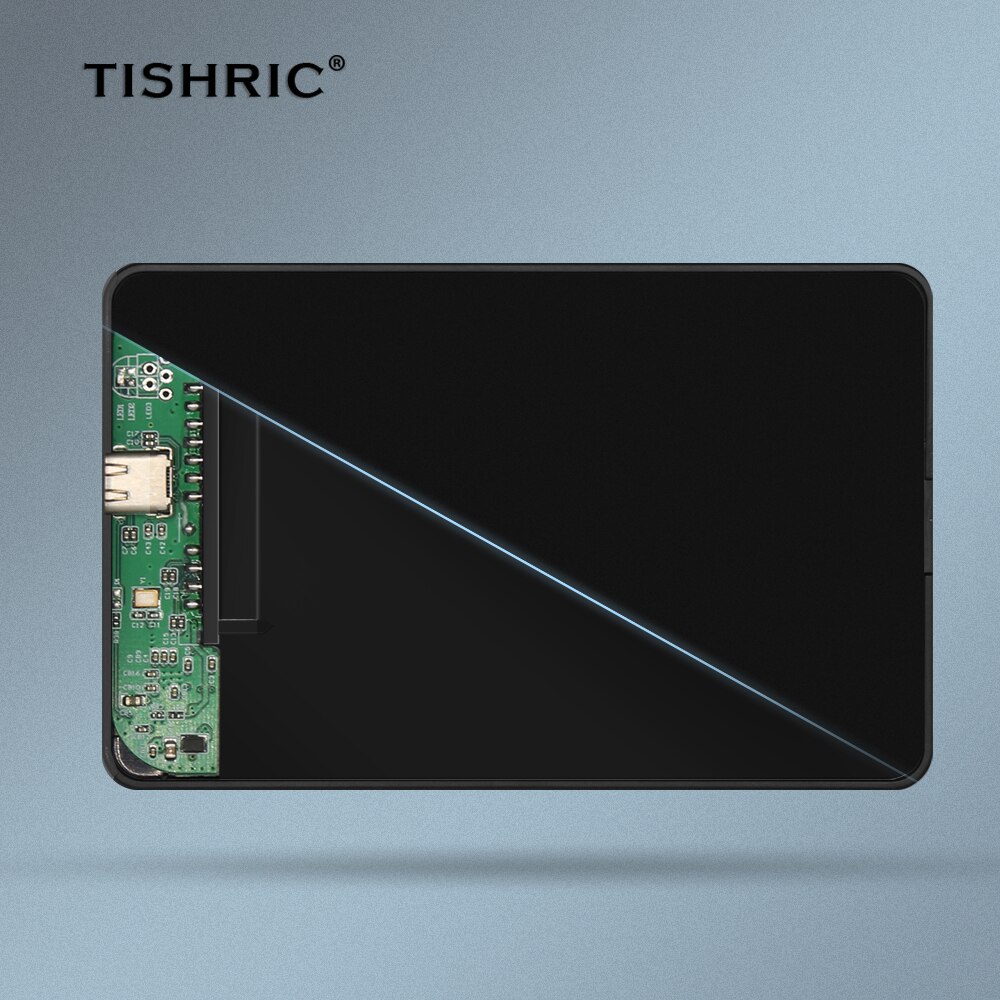 TISHRIC 2.5 HDD Case SATA To USB 3.1 Type C External Hard Drive Case For Hard Drive Hard Drive Box Hdd Enclosure