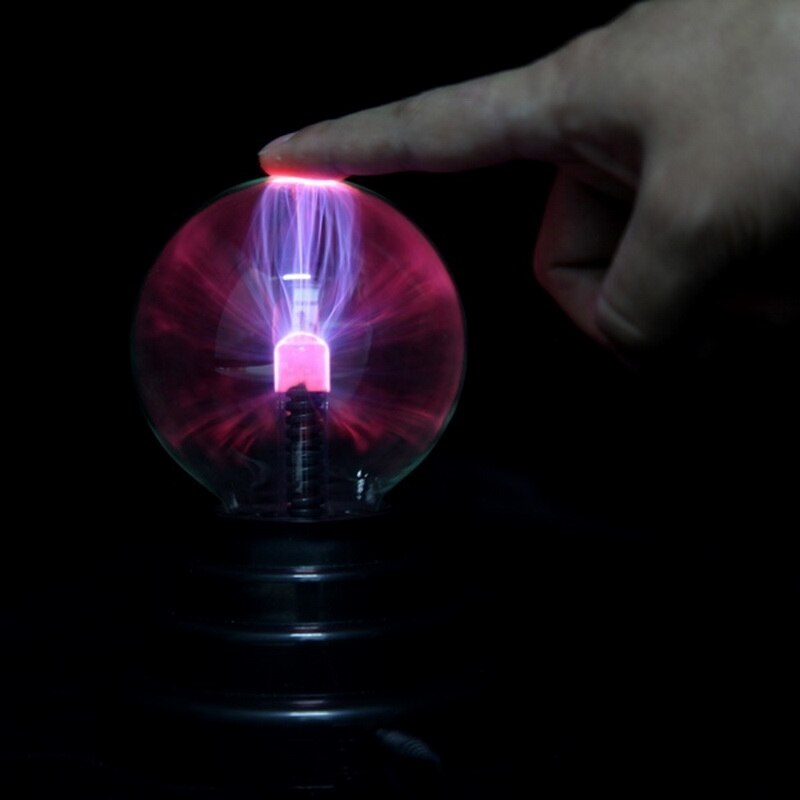 Magie Glas Plasma Ball Kugel Blitz Party USB funkeln lampe Für freundlicher Neue Jahr Magie Plasma Nacht licht
