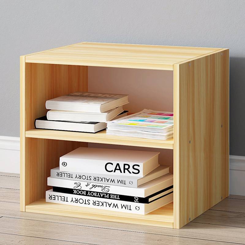1/2Layer 30x25x30cm Wooden Cube Organizer Storage Rack Shelf Cabinet Closet Shelves Household Living Room Furniture Holder: 5