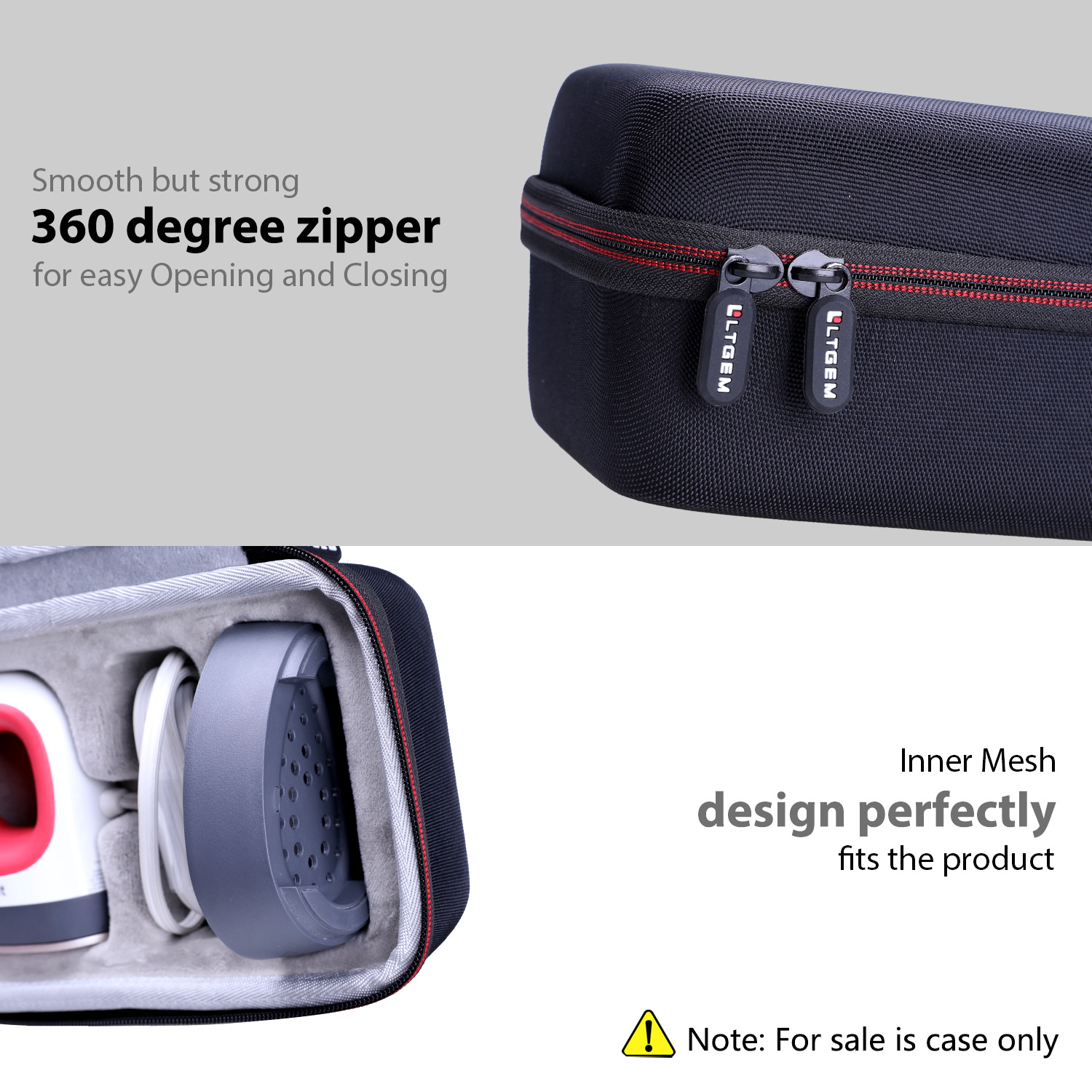 LTGEM EVA Hard Case for Cricut 2007468 Easy Press Mini