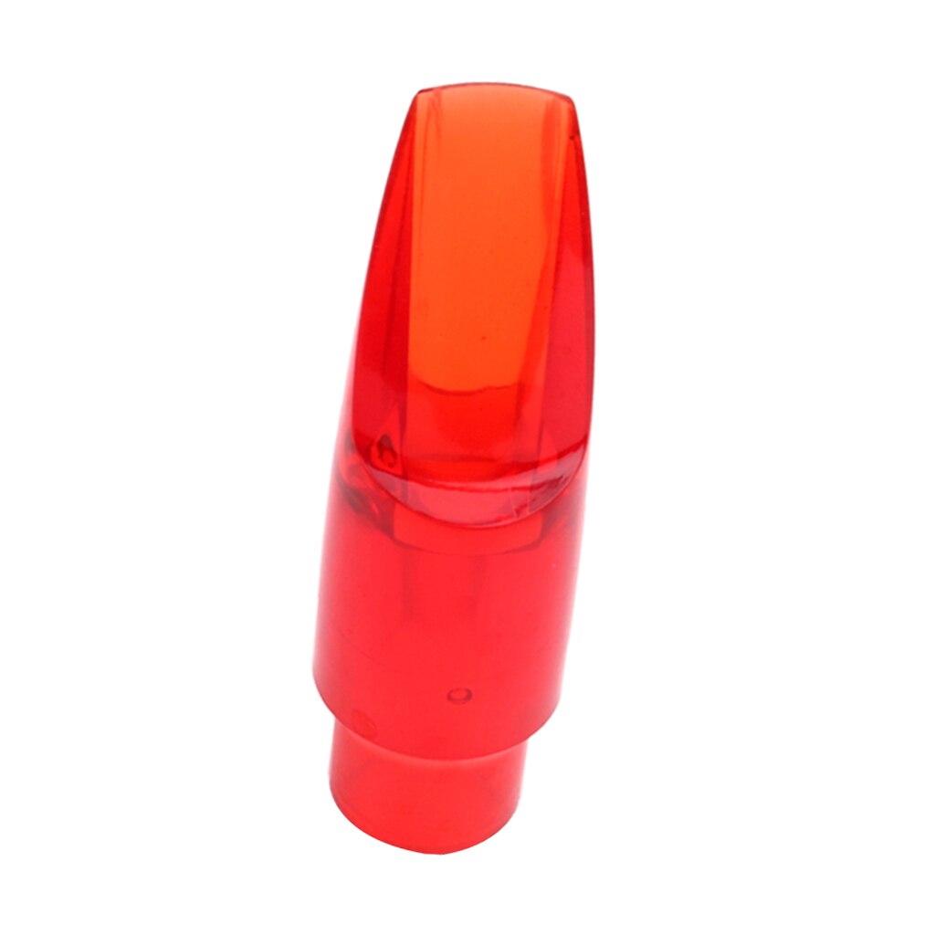 Plastic Alto Sax Saxofoon Mondstuk Cap Bescherming Muziekinstrument Accessoire 3.54x1.10inch: Red