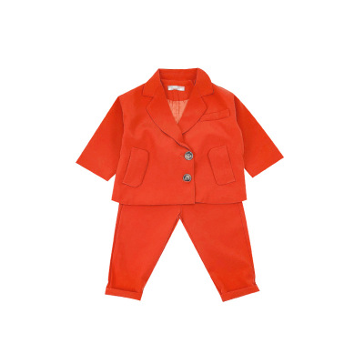 3-8-Jaar-Oude Jongen Baby Lente Casual Pak Pak Koreaanse Lange Mouwen Twee stuk Kind Baby-En Najaar Pak