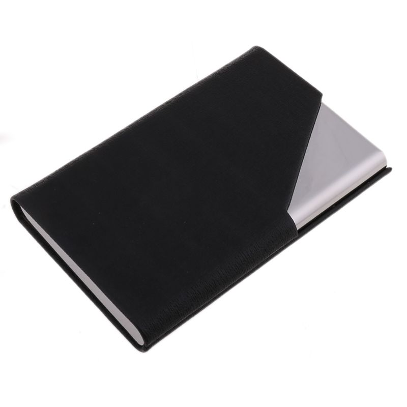 Metal Business Card Case Portable Holder Desktop Storage Business Simple And Calm