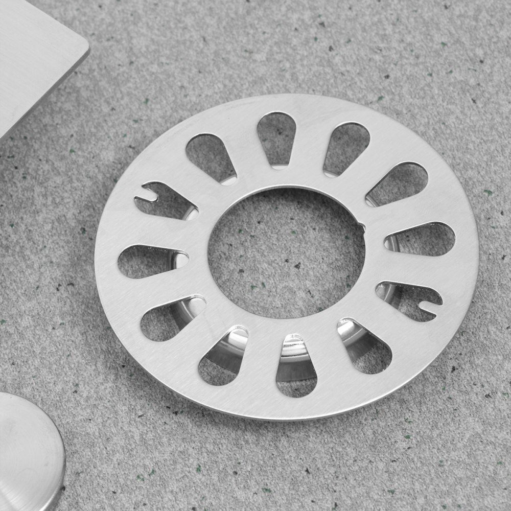 Bathroom Drain Cover Durable Stainless Steel Shower Drain Cap with Lid for Floor Laundry Kitchen Bathroom(Compatible wit