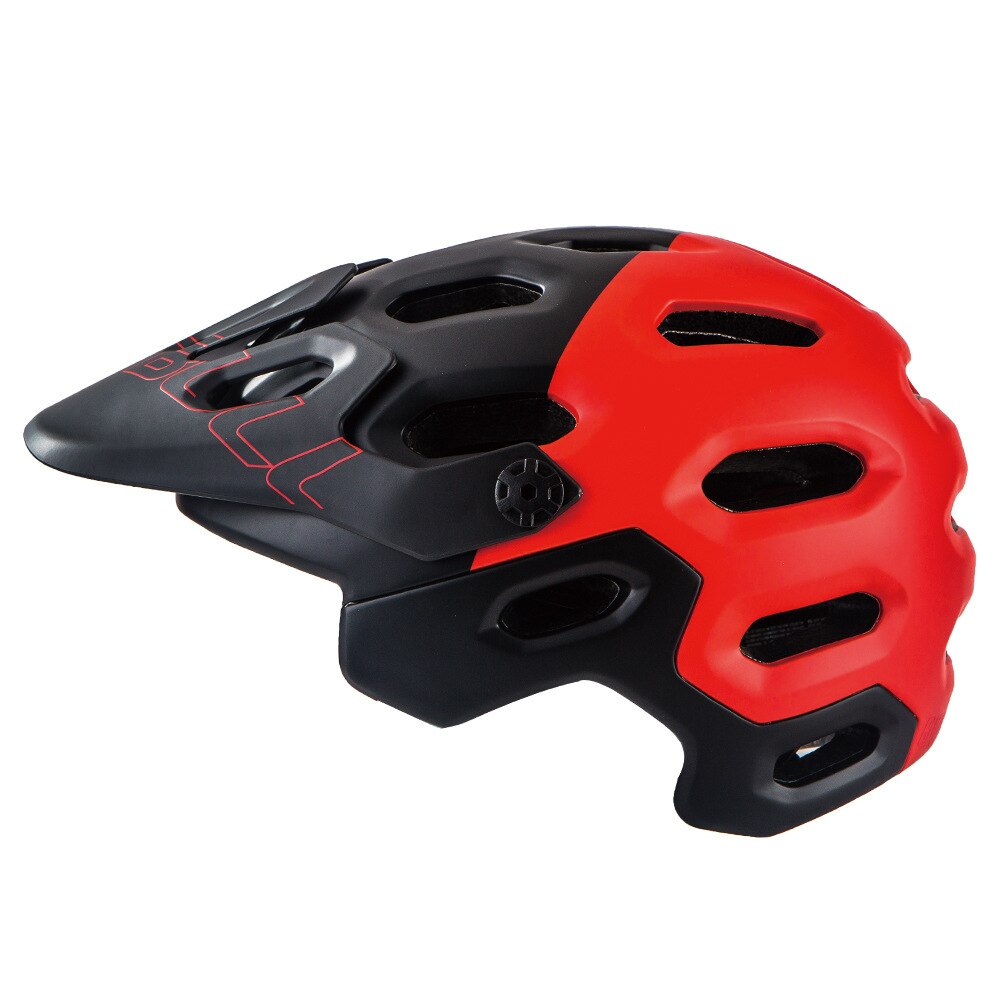 Cairbull Am/Xc Off-Road Fiets Helm All-Terrain Mtb Fietsen Bike Sport Veiligheid Helm Super Mountain bike Fietshelm Bmx: l / red black
