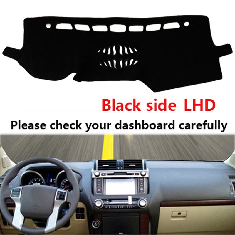 Til toyota land cruiser prado bil styling covers dashmat dash mat mat dashboard cover: Lhd sorte side