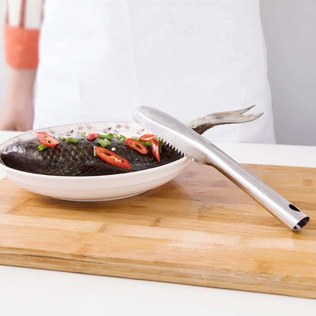 Cooking Tools Fish Cleaning Knife Skinner Fish Skin Scraper Fishing Cleaning Remover Stainless Steel Fish Scales Gadget #W2G