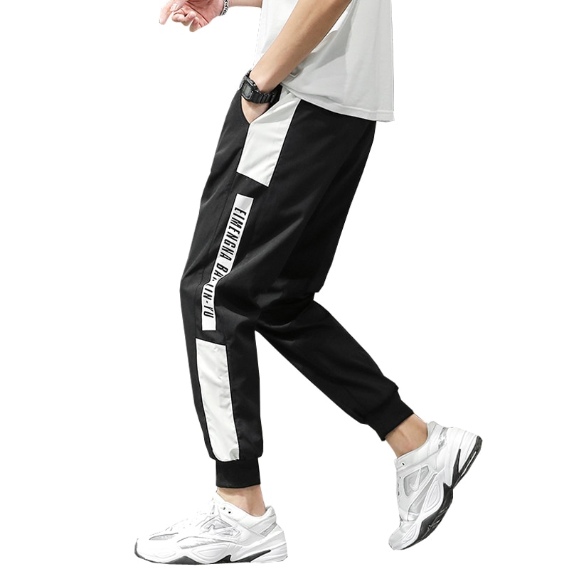 Herfst Mannen Joggingbroek Elastische Taille Harem Broek Straat Punk Hip Hop Casual Broek Joggers