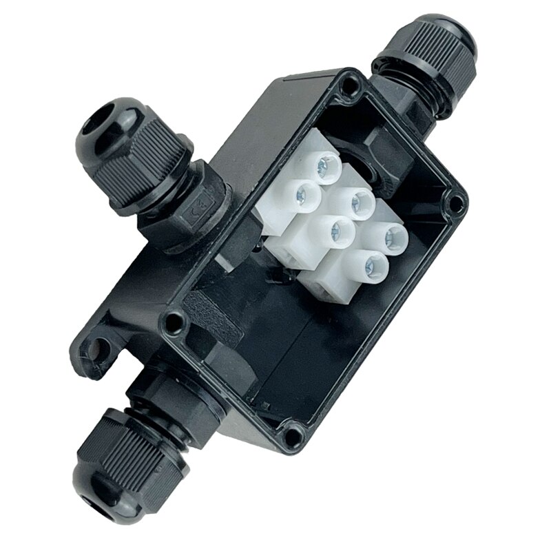 Outdoor Waterproof Junction Box IP68 Fire Redartant UV Sunproof Plastic Electrical Junction Case Cable Wire Connector Protection