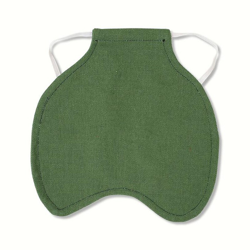 Gilet pour animaux de compagnie casque de poulet vêtements volaille poule réglable selle tablier plume porte-Protection pour poulet et canard: Green 20x19.5CM