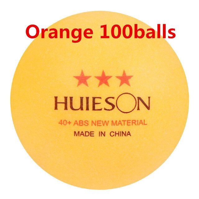 100 Pcs/ balls ABS Plastic Table Tennis Balls 40+ 2.8g Seamed Ping Pong Ball for Table Tennis Club Competition Training: Orange 100 balls