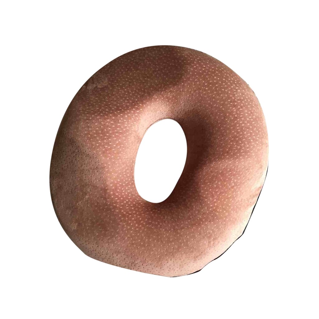 Memory skum ringpude donut trykaflastningspude til rejsebil hjemmekontor sportsfly: Kaffe