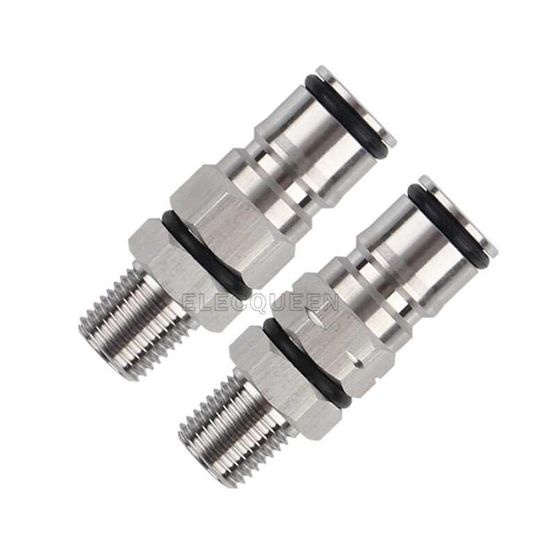 Corny keg kugle låsestolpe med 1/4 tommer 1/4 "skot - væske og gas kit top