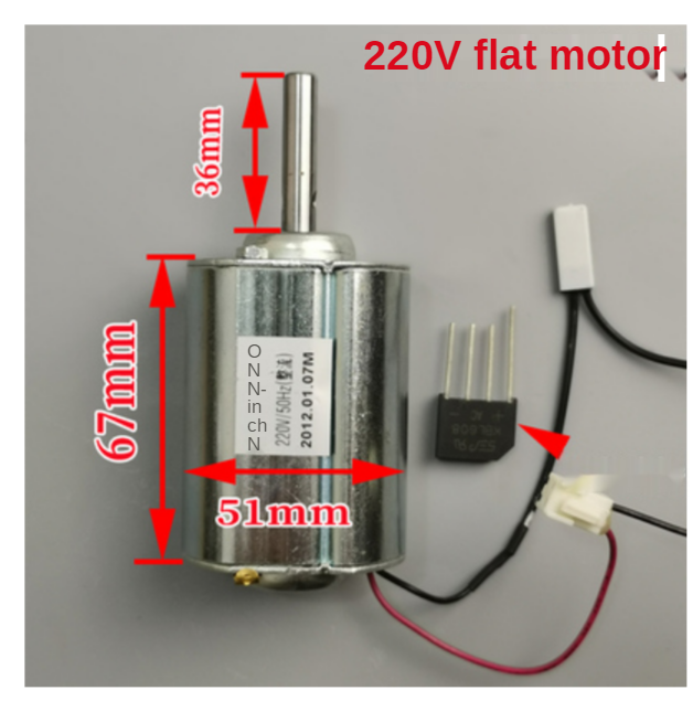 55W DC Motor DC120V 2500RPM Generator Household Small Hand Wind Turbine High Power Motor Generator