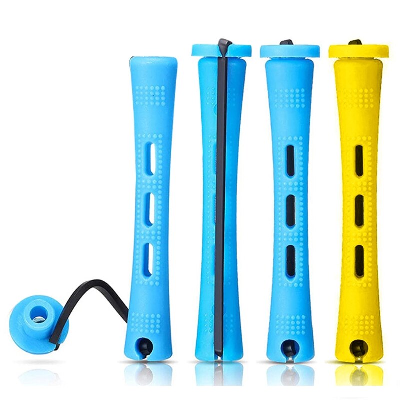 60pcs Hair Perm Rods Cold Wave Rod Plastic Perming Rods Curlers Hair Rollers for Salon Home Styling Tools