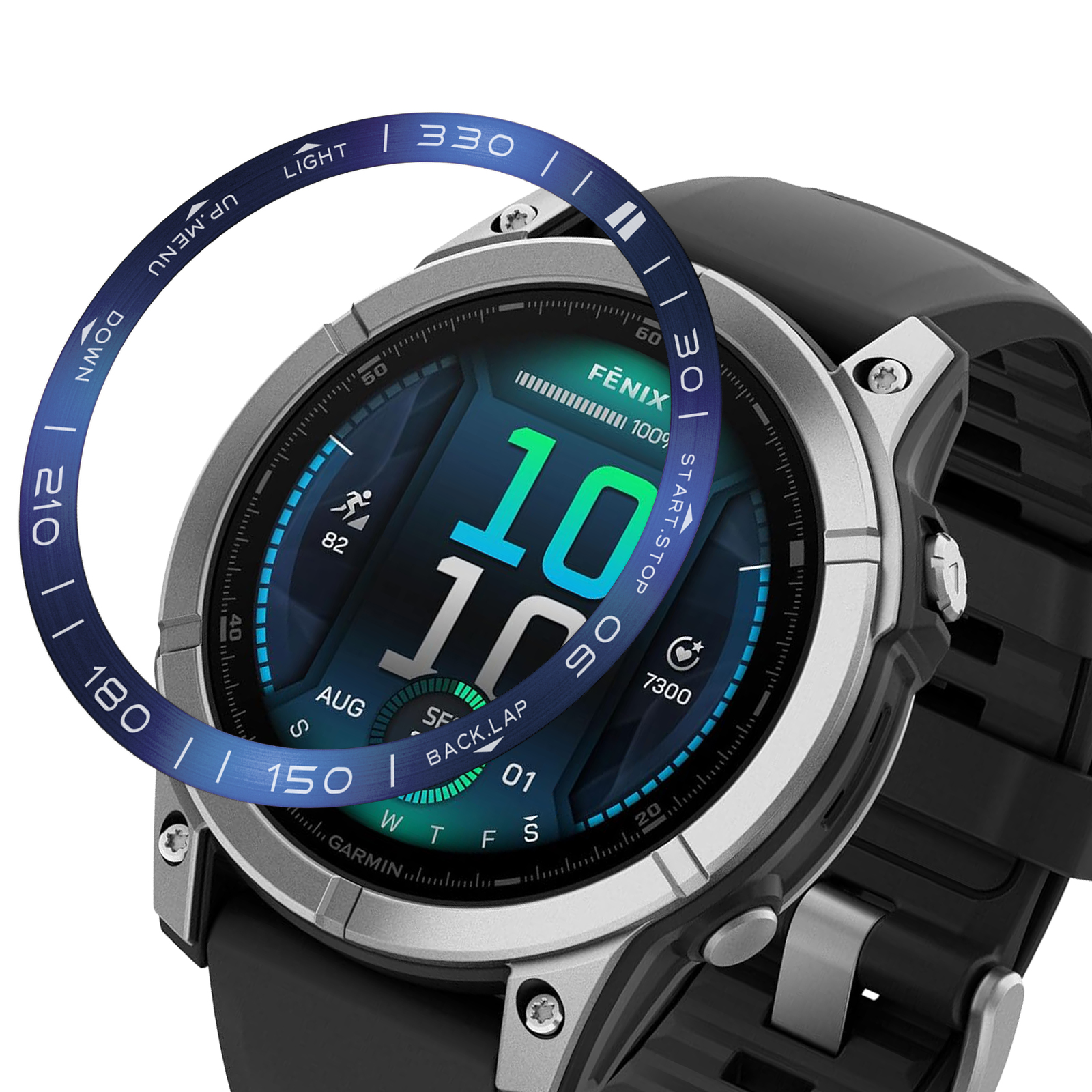 Bisel de reloj para Garmin Fenix 8 7X 51mm 7 47mm 6X 6 5X 5 Protector de reloj inteligente cubierta de Metal anillo de parachoques carcasa marco funda protectora