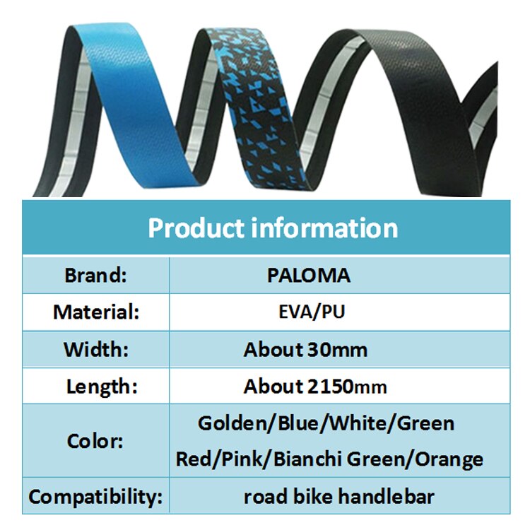 1pair Bike Handlebar Wrap Comfortable Road Bicycle Handlebar Tape Non-slip Cycling Handle Belt with Bar Plug Bicycle Equipment