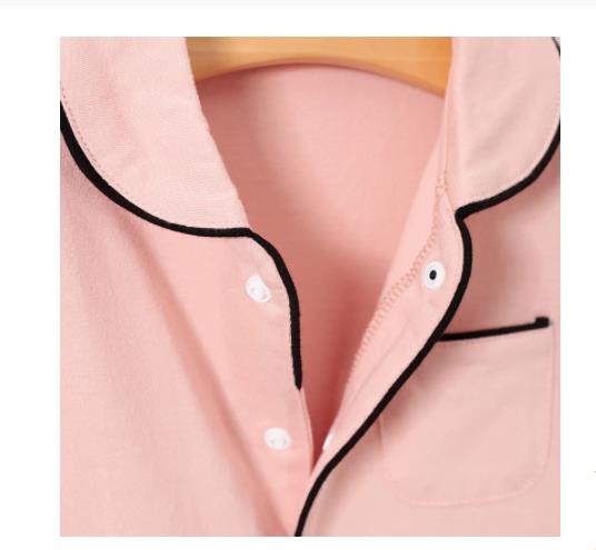 Emmababy bebê unisex outono pijama lapela mangas compridas botão aberto uma peça camisola para a criança meninas meninos