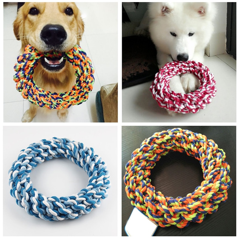 Juguete de cuerda resistente a las mordeduras para perros grandes y medianos, duradero, Golden Retriever, Pitbull, Labrador, suministros para mascotas