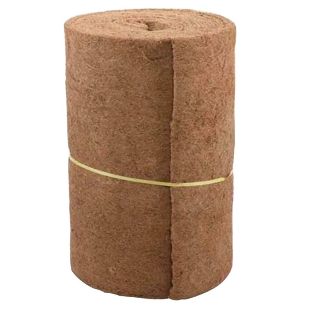 Kokosmat Bulk Roll Tuin Muur Patio Planter Bloempot Kokosnoot Coco Liner Roll Voor Opknoping Manden Mat Fibre Mand pad Bruin: Default Title