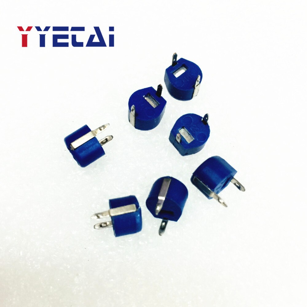 Adjustable Capacitor Trimmer Capacitor Plastic 6mm 5P 10P 20P 30P 40P 60P 70P 120P 10pcs/bag