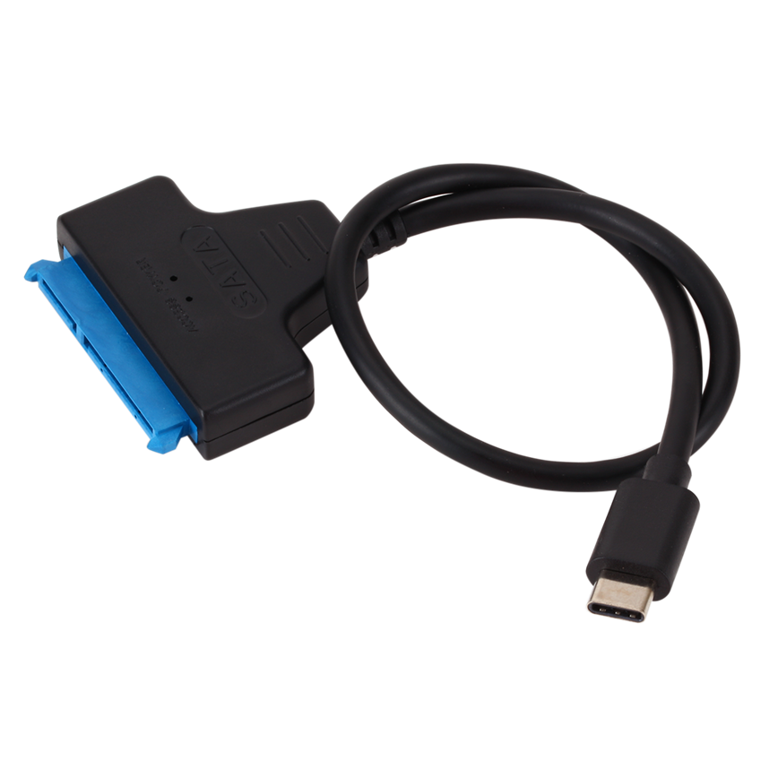 Convertisseur USB 3.1 USB C vers SATA câble adaptateur USB 3.1 type-c pour disque dur SSD de 2.5 pouces câble de disque dur haute vitesse SATA vers Type C: Default Title
