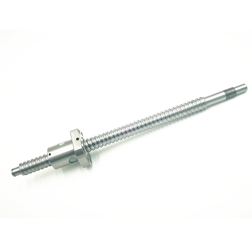 machined 1605 Ball Screw Rolled C7 ballscrew SFU1605 150 200 250 300 350 400 450 500 550 600 650 mm for CNC parts