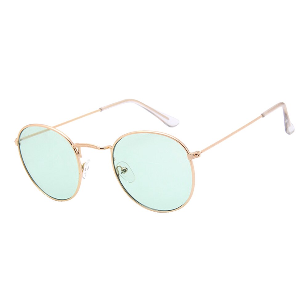100% Polarizd Zonnebril Vrouwen/Mannen Ronde Motorcycle Zonnebril Drive Óculos De Sol Gafas: Bruin
