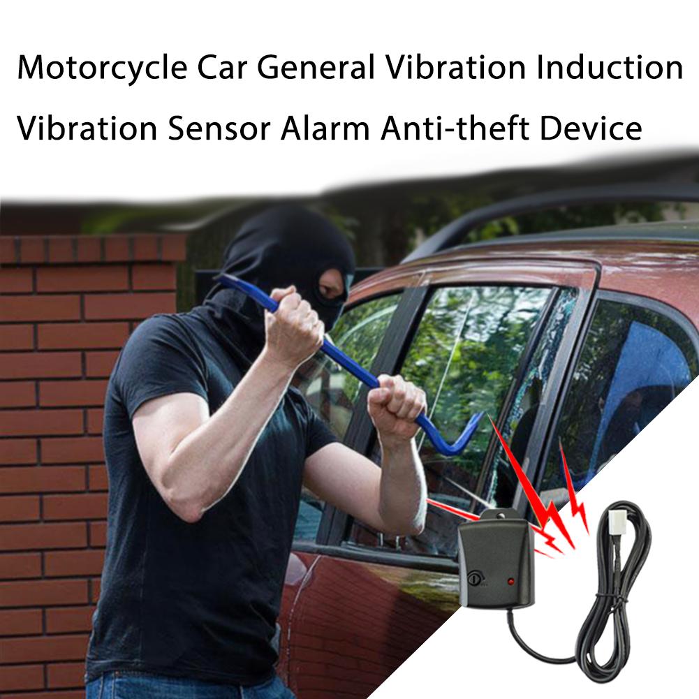 Motorcycle Car General Vibration Induction Vibration Sensor Alarm Anti-theft Device siren Motorcycle alarm
