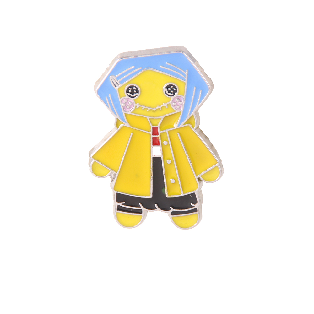 Film Coraline Halskette Grüner Sichtstein Anhänger Halskette Seilkette Schwarzes Skelett Schlüsselhalsband Libelle Haarnadel Schmuck: Kobalt violett