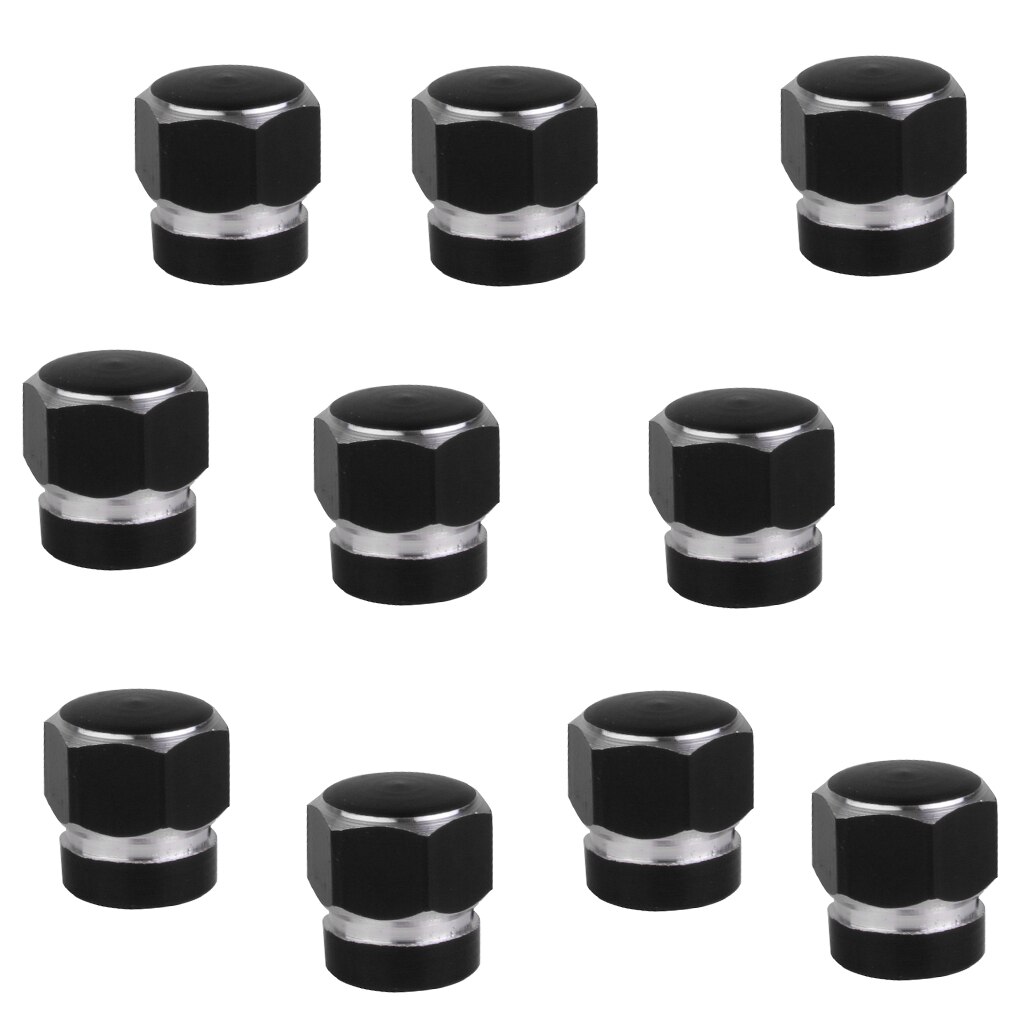 Bouchon de Valve Schrader pour pneu de moto et de vélo, 10 pièces
