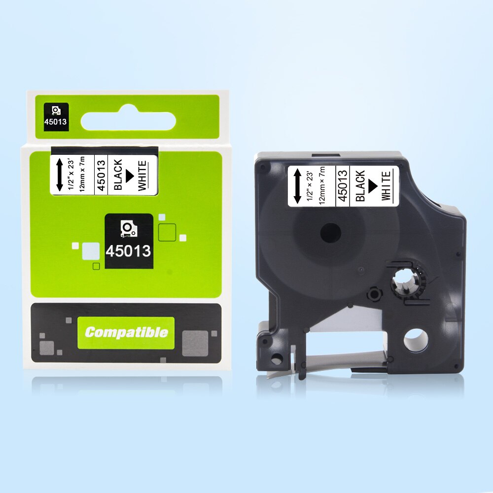 InkExpress Tape For DYMO 43613 43617 43618 43610 43614 43615 43616 Label Tape 6mm Printer Ribbon For DYMO LM 160 280 Label Maker
