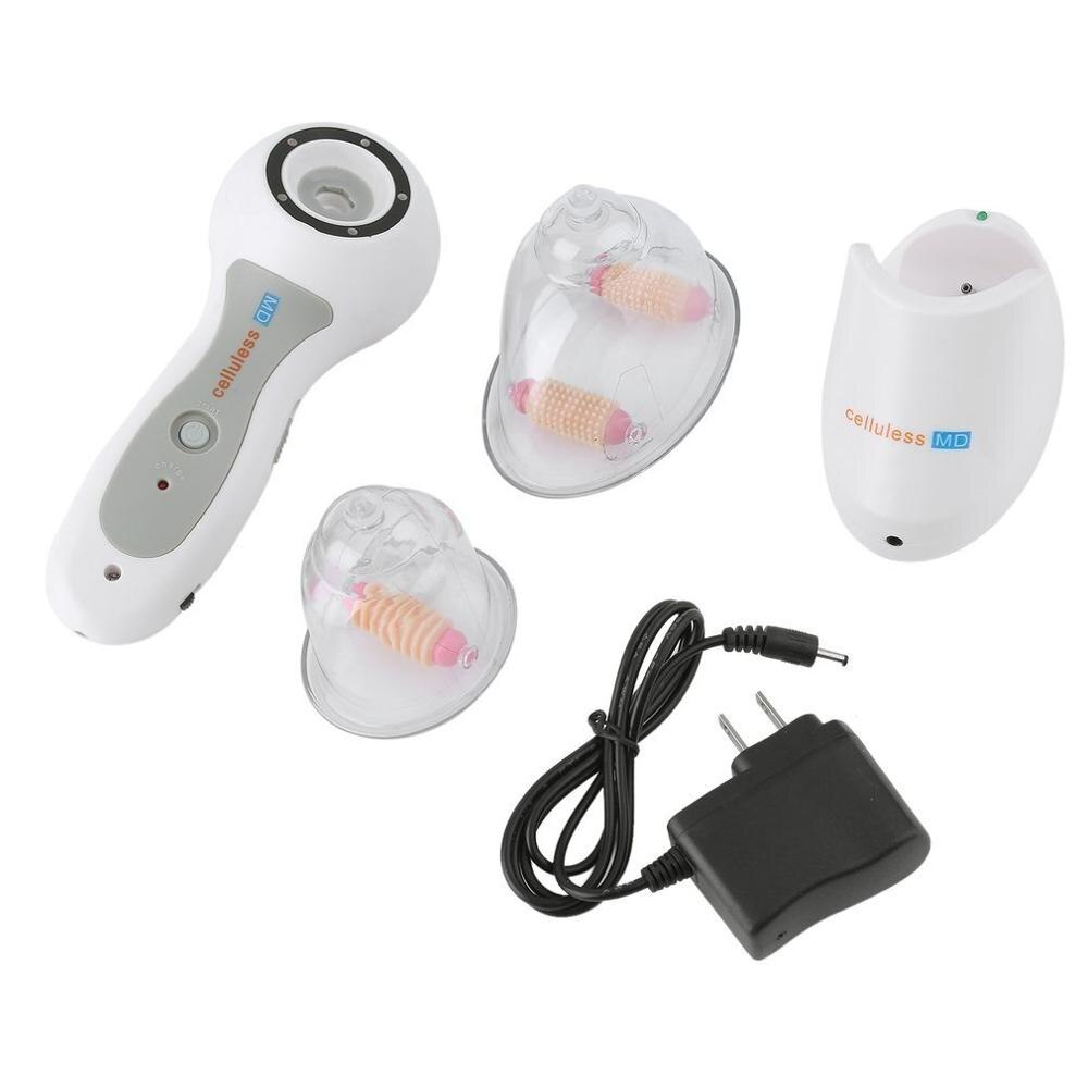 Draagbare Inu Celluless Body Diepe Massage Vacuüm Blikjes Anti-Cellulite Massager Apparaat Therapie Cup Gezondheidszorg Us/Eu plug: US Plug