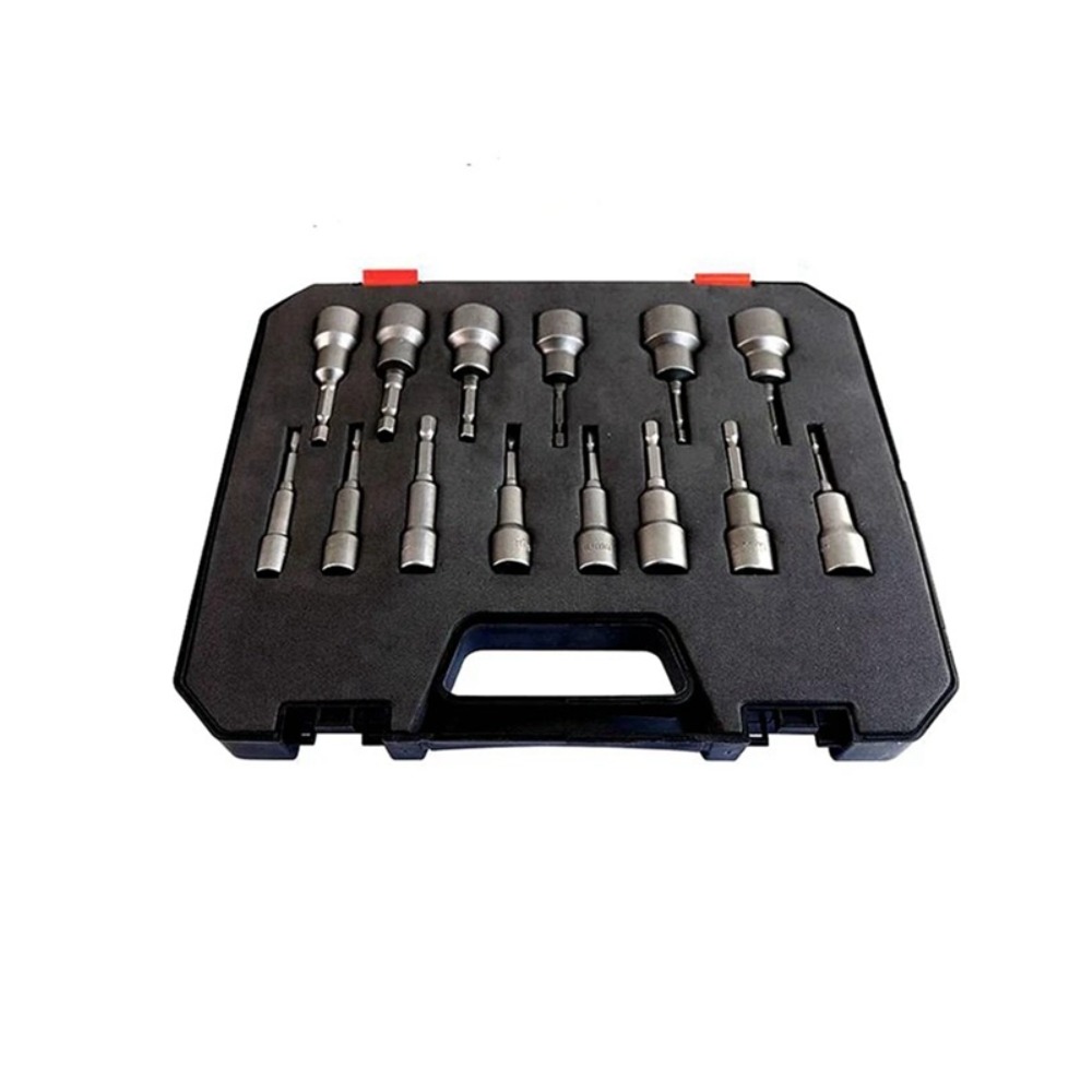 Krachtige 65mm/80mm/150mm douilles à douille hexagonale jeu de pilotes d'écrou pilotes d'écrou pilotes électriques perceuses électriques pilotes à percussion outils de réparation