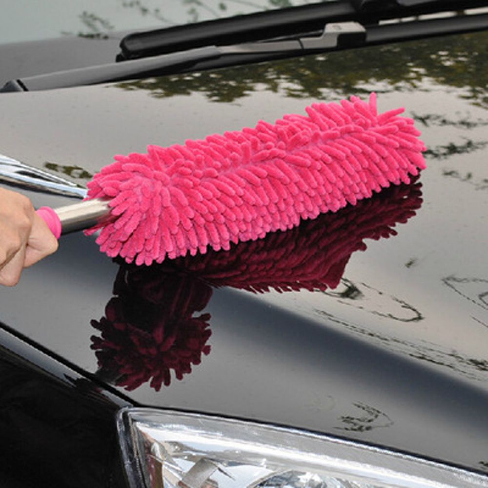 Foldable Dust Remover Flexible Wheel Brush Anti-static Car Cleaner Furniture Cleaning Tool Microfiber Car Washer Chenille Mop