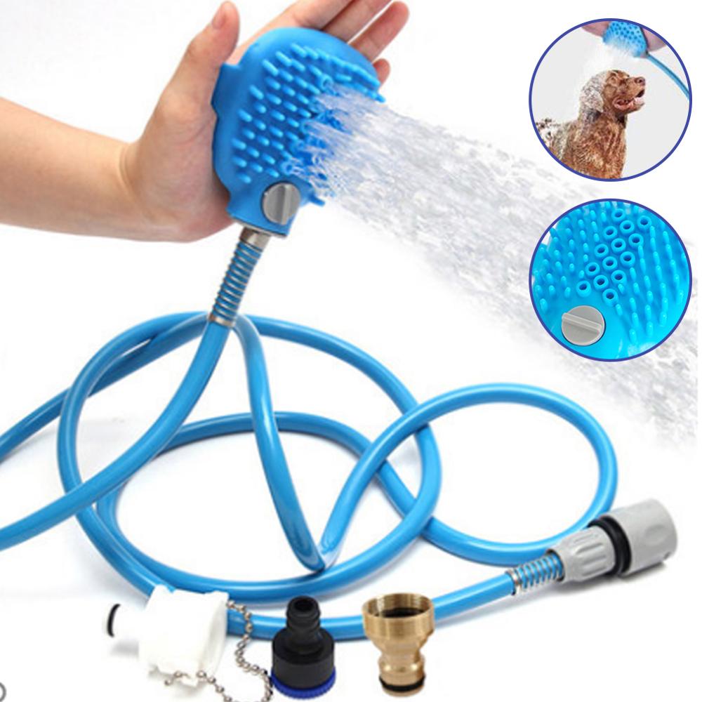 Huisdier Baden Tool Pet Douche Spray En Borstel In Een Multifunctionele Baden Apparaat Voor Hond En Kat