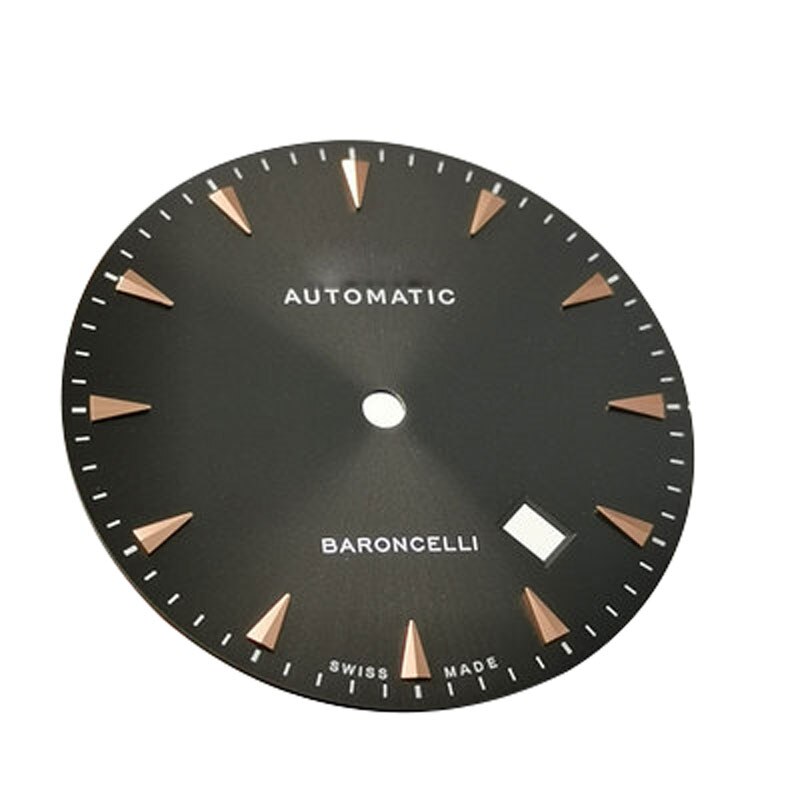 Reloj Mecánico M8600 para hombre, 34mm de diámetro, con texto, accesorios: Rose nail 10