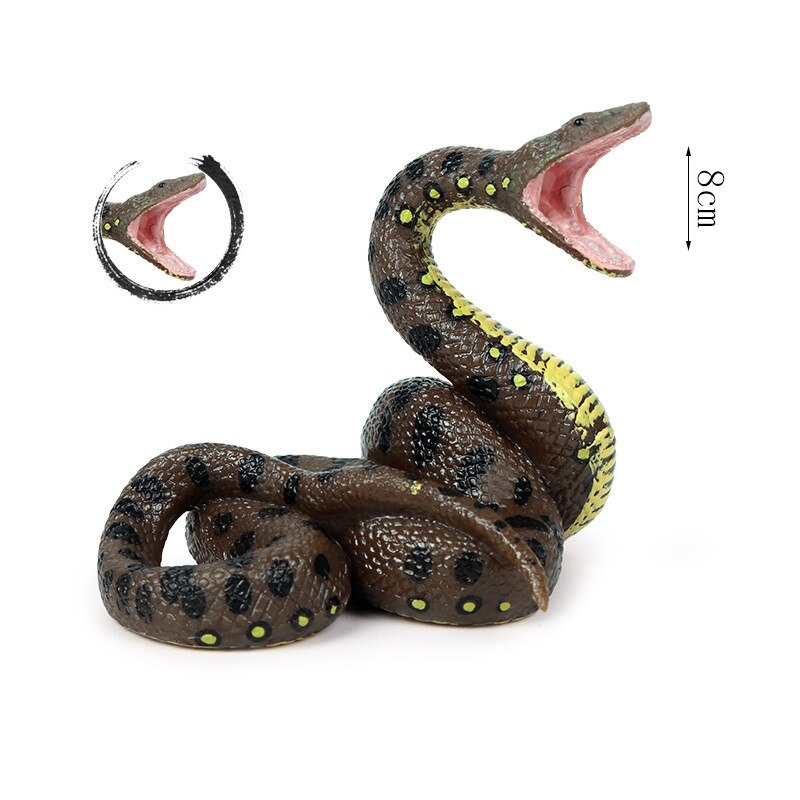 Kinderen Speelgoed Slang Model Simulatie Reptiel Giant Python Grote Python Wilde Animal Snake Model