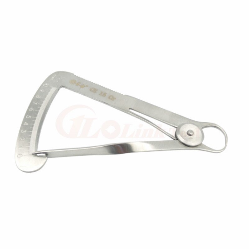 Calibrador Dental, herramientas de dentista, calibrador Dental para Metal/cera, herramienta de medición de laboratorio Dental, Calibre Vernier de 0-10mm