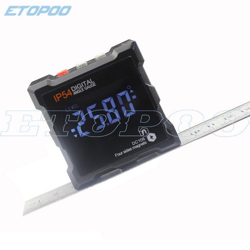 Electronic Protractor Digital Inclinometer Digital Protractor Angle Gauge Angle Finder Level with Backlight Inclinometer