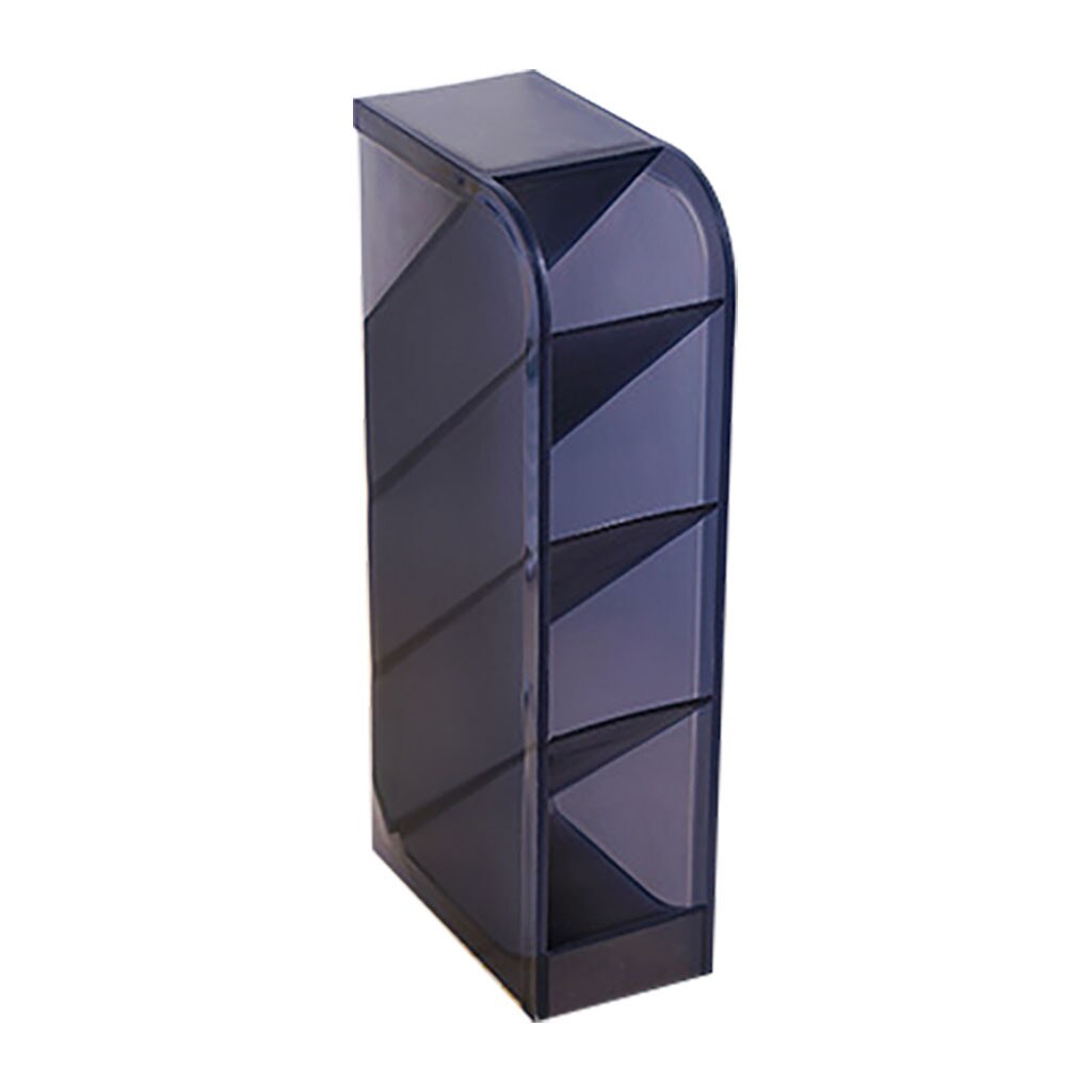 Multifunción vertical escritorio paja de trigo cuatro multiusos caja de almacenamiento cajón partición de residuos caja de almacenamiento #25: Black