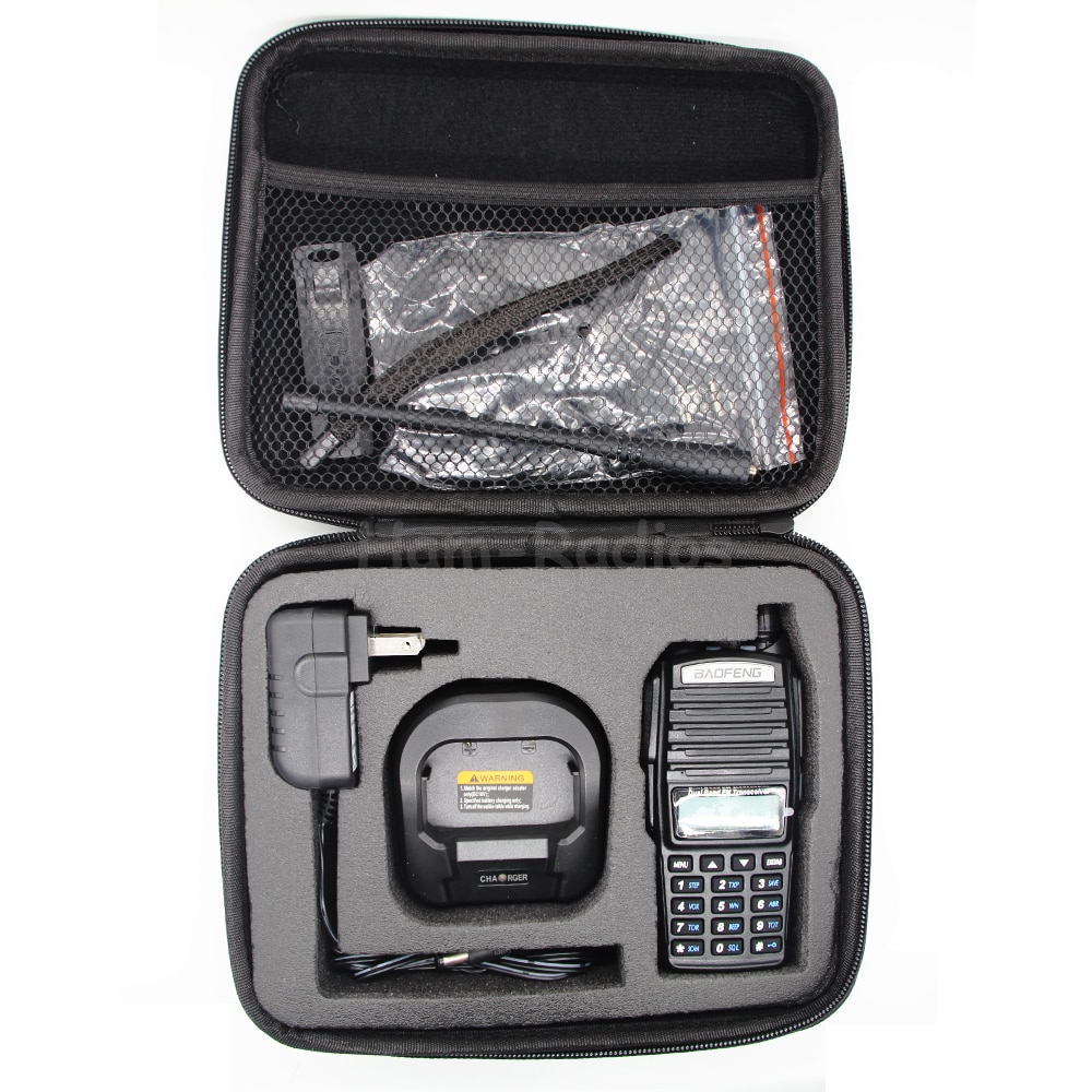 Two Way Radio Tailored Storage Box/Handy carry bag Carring case for Baofeng UV-82 UV-89 UV-8 UV-82HP UV-82TP Walkie Talkie